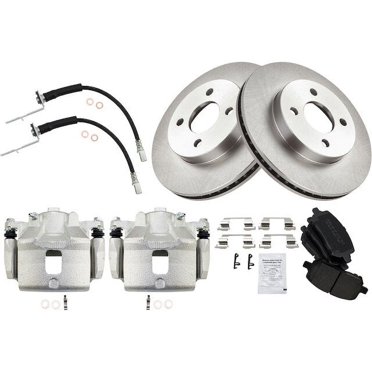 Front Wheel Bearing Hubs & Brake Rotors & Pads Kit For 2007-2010 Chevy Cobalt Pontiac G5 – Detroit Axle