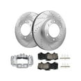 thumbnail image 1 of Front Brake Pad Rotor and Caliper Set - Compatible with 2007 - 2014 Toyota FJ Cruiser 2008 2009 2010 2011 2012 2013, 1 of 2