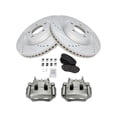 thumbnail image 1 of Front Brake Pad Rotor and Caliper Set - Compatible with 2007 - 2015 Lincoln MKX 2008 2009 2010 2011 2012 2013 2014, 1 of 2