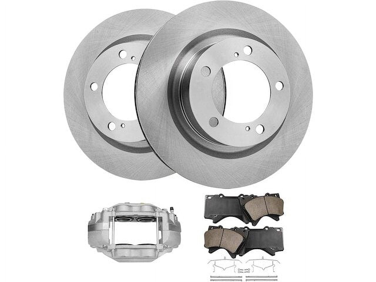 Front Break Rotor Rivets Front Brake Pad Rotor and Caliper Set - Compatible with 2007 - 2016 ...