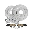 thumbnail image 1 of Front Brake Pad Rotor and Caliper Set - Compatible with 2007 - 2017 Jeep Compass 2008 2009 2010 2011 2012 2013 2014 2015 2016, 1 of 2