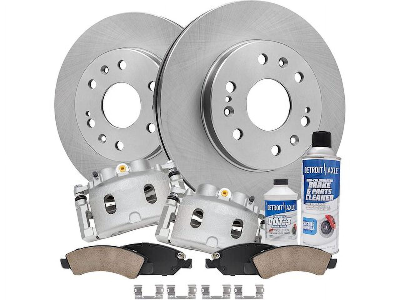 Front Brake Pad Rotor and Caliper Set Compatible with 2008 2013