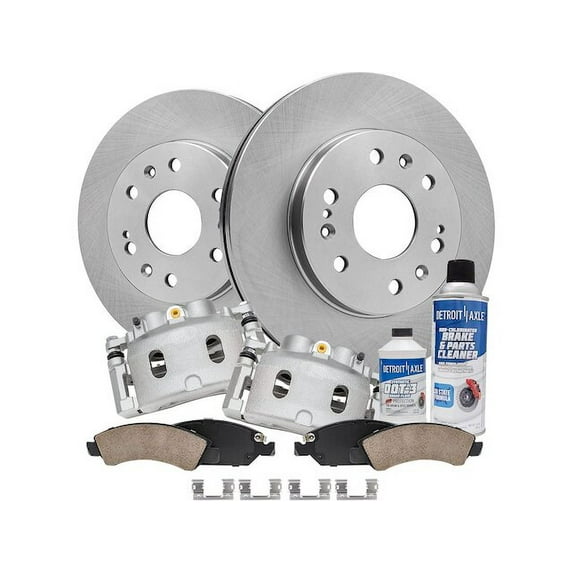 Front Brake Pad Rotor and Caliper Set - Compatible with 2008 - 2014 GMC Yukon XL 1500 2009 2010 2011 2012 2013