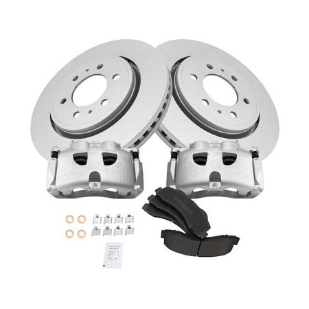 Front Brake Pad Rotor and Caliper Set - Compatible with 2010 - 2011 Ford F-150
