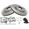 thumbnail image 1 of Front Brake Pad Rotor and Caliper Set - Compatible with 2011 - 2018 Ford Fiesta 2012 2013 2014 2015 2016 2017, 1 of 2