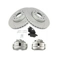 thumbnail image 1 of Front Brake Pad Rotor and Caliper Set - Compatible with 2012 - 2019 Volkswagen Beetle 2013 2014 2015 2016 2017 2018, 1 of 2
