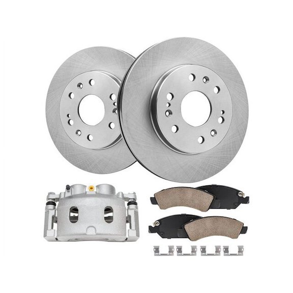 Front Brake Pad Rotor and Caliper Set - Compatible with 2015 - 2020 GMC Yukon XL 2016 2017 2018 2019