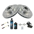 thumbnail image 1 of Front Brake Pad Rotor and Wear Sensor Kit - Compatible with 2003 - 2006 Mercedes-Benz CL500 2004 2005, 1 of 2