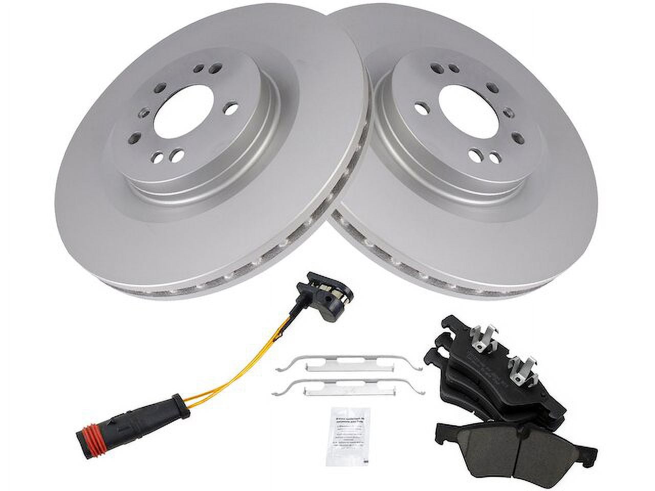 Front Brake Pad Rotor and Wear Sensor Kit - Compatible with 2007 - 2012 ...