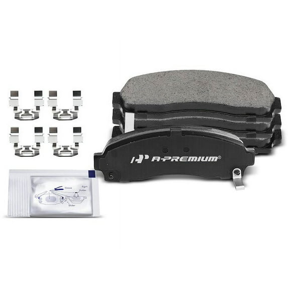 Front Brake Pad Set 4 - Compatible with 2002 - 2005 Ford Explorer - Autopart Premium