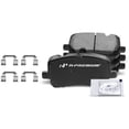 thumbnail image 1 of Front Brake Pad Set 4 - Compatible with 2003 - 2008 Toyota Corolla 1.8L 4-Cylinder 2004 2005 2006 2007, 1 of 2