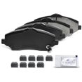 thumbnail image 1 of Front Brake Pad Set 4 - Compatible with 2008 - 2012 Jeep Liberty 3.7L V6 2009 2010 2011, 1 of 2