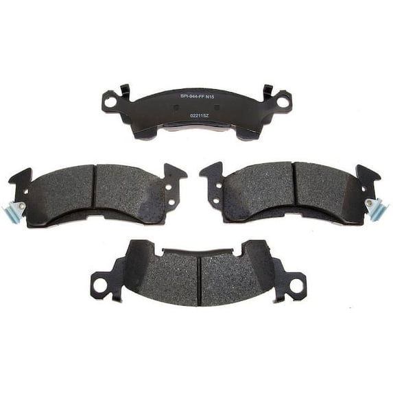Front Brake Pad Set - Compatible with 1975 - 1995 Chevy G20 1976 1977 1978 1979 1980 1981 1982 1983 1984 1985 1986 1987 1988 1989 1990 1991 1992 1993 1994
