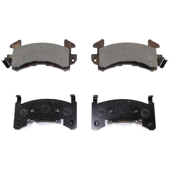 Front Brake Pad Set - Compatible with 1982 - 2002 Chevy S10 1983 1984 1985 1986 1987 1988 1989 1990 1991 1992 1993 1994 1995 1996 1997 1998 1999 2000 2001