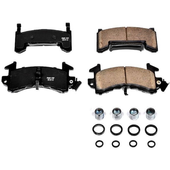 Front Brake Pad Set - Compatible with 1982 - 2003 Chevy S10 RWD 1983 1984 1985 1986 1987 1988 1989 1990 1991 1992 1993 1994 1995 1996 1997 1998 1999 2000 2001 2002