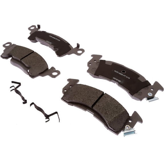 Front Brake Pad Set - Compatible with 1969 - 1979 Chevy Nova 1970 1971 1972 1973 1974 1975 1976 1977 1978