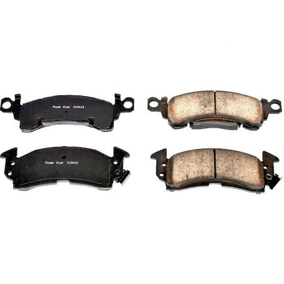 Front Brake Pad Set - Compatible with 1971 - 1973 GMC K35/K3500 Pickup 1972
