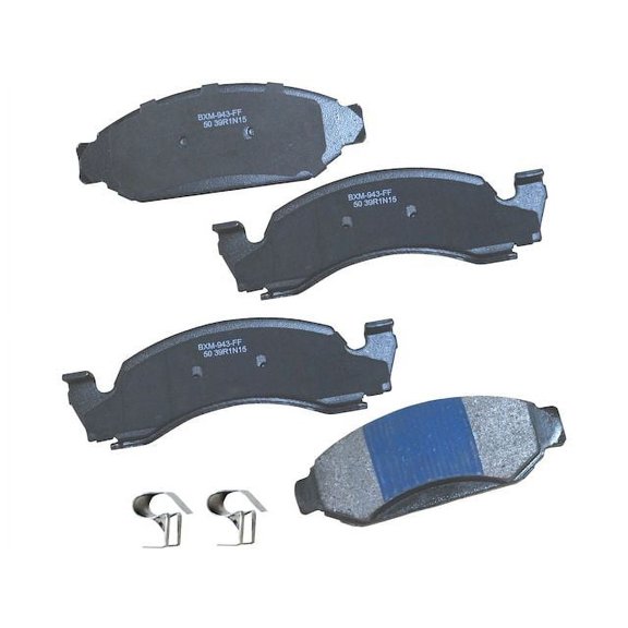 Front Brake Pad Set - Compatible with 1973 - 1983 Ford F-100 1974 1975 1976 1977 1978 1979 1980 1981 1982
