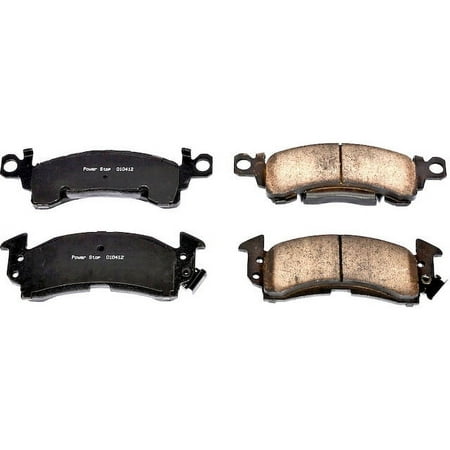 Front Brake Pad Set - Compatible with 1975 - 1977 Oldsmobile Cutlass Salon 1976