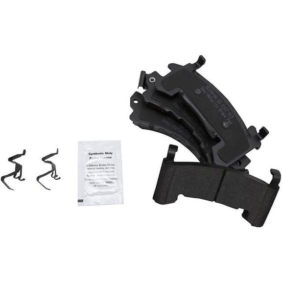 Front Brake Pad Set - Compatible with 1978 - 1980, 1985 - 1987 Oldsmobile Cutlass Salon 1979 1986