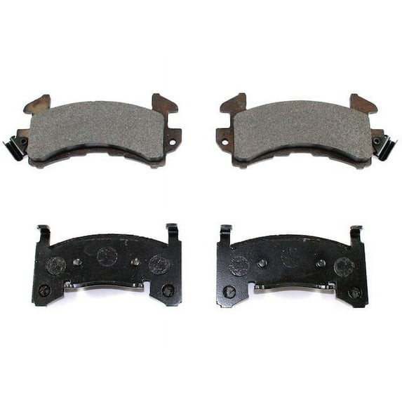 Front Brake Pad Set - Compatible with 1978 - 1988 Oldsmobile Cutlass Supreme 1979 1980 1981 1982 1983 1984 1985 1986 1987