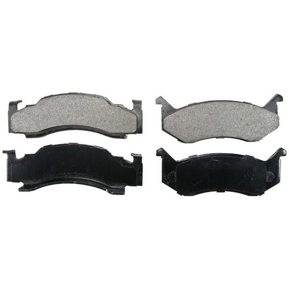 Front Brake Pad Set - Compatible with 1981 - 1993 Dodge D250 1982 1983 1984 1985 1986 1987 1988 1989 1990 1991 1992