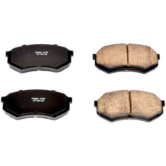 Front Brake Pad Set - Compatible with 1984 - 1986 Plymouth Conquest 1985