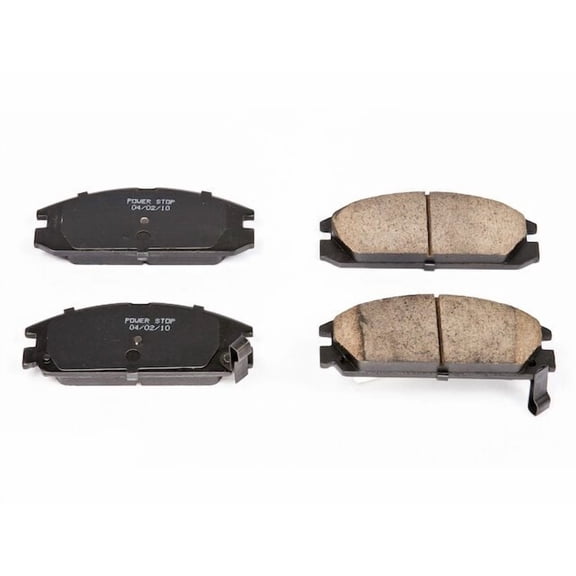 Front Brake Pad Set - Compatible with 1985 - 1987 Honda Prelude 2.0 Si - Power Stop