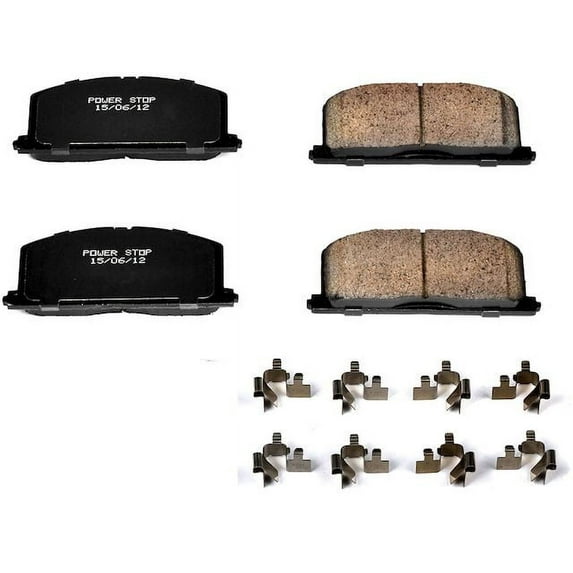 Front Brake Pad Set - Compatible with 1985 - 1989, 1991 - 1995 Toyota MR2 Naturally Aspirated 1986 1987 1988 1992 1993 1994