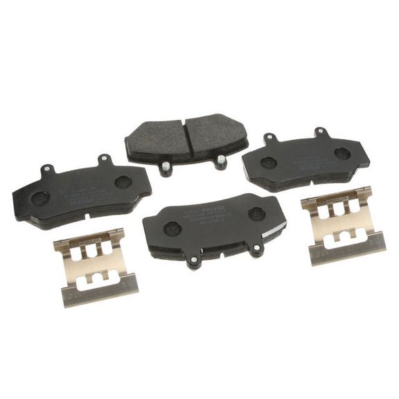Front Brake Pad Set - Compatible with 1985 - 1992 Volvo 740 1986 1987 1988 1989 1990 1991