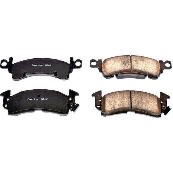 Front Brake Pad Set - Compatible with 1985 - 2002 GMC Safari RWD 1986 1987 1988 1989 1990 1991 1992 1993 1994 1995 1996 1997 1998 1999 2000 2001