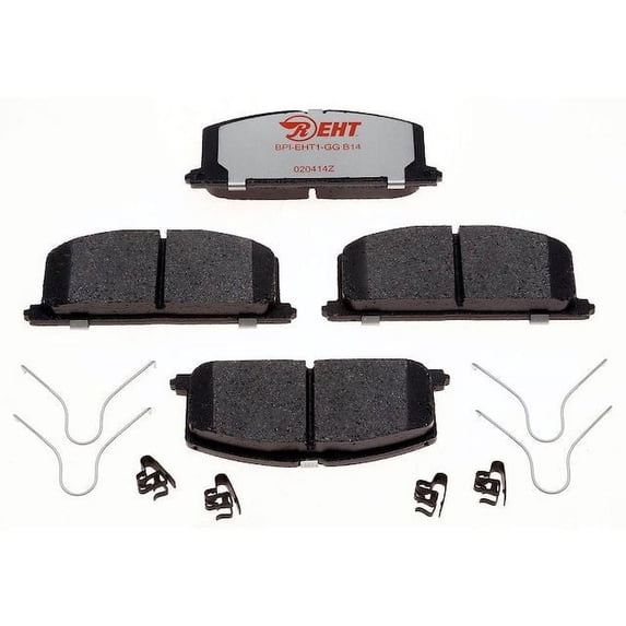 Front Brake Pad Set - Compatible with 1986 - 1991 Toyota Celica Convertible 2-Door - Raybestos
