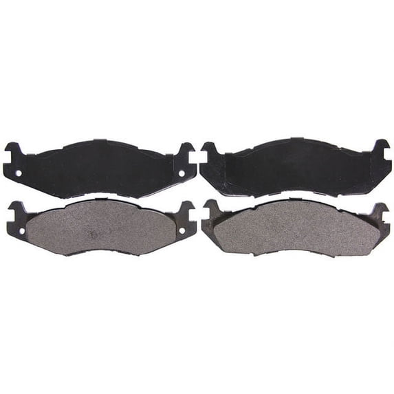 Front Brake Pad Set - Compatible with 1987 - 1989 Jeep Wrangler 1988
