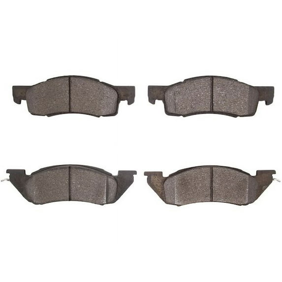 Front Brake Pad Set - Compatible with 1987 - 1990 Dodge Dakota 1988 1989