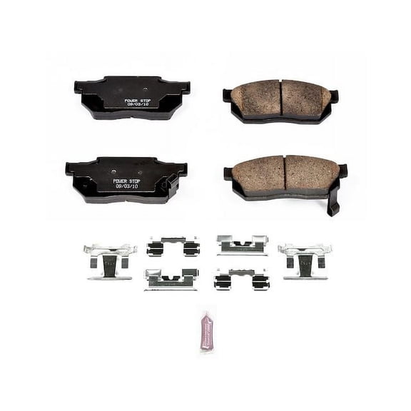 Front Brake Pad Set - Compatible with 1988 - 1991 Honda CRX HF 1989 1990