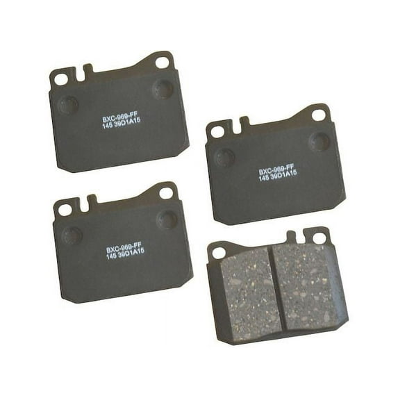 Front Brake Pad Set - Compatible with 1988 - 1991 Mercedes-Benz 300SEL 1989 1990
