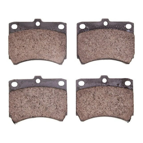 Front Brake Pad Set - Compatible with 1988 - 1993 Ford Festiva 1989 1990 1991 1992