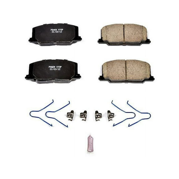 Front Brake Pad Set - Compatible with 1988 - 1993 Toyota Celica 1989 1990 1991 1992