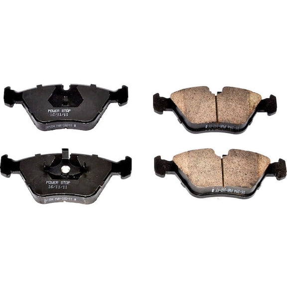 Front Brake Pad Set - Compatible with 1989 - 1995 BMW 525i 1990 1991 1992 1993 1994
