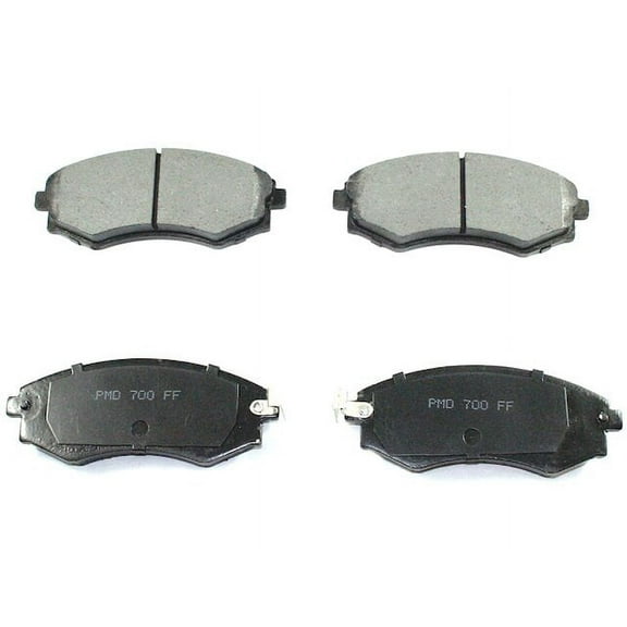 Front Brake Pad Set - Compatible with 1989 - 2003 Hyundai Sonata 1990 1991 1992 1993 1994 1995 1996 1997 1998 1999 2000 2001 2002