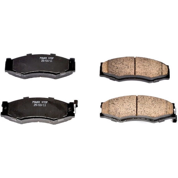 Front Brake Pad Set - Compatible with 1990 - 1992 INFINITI M30 1991