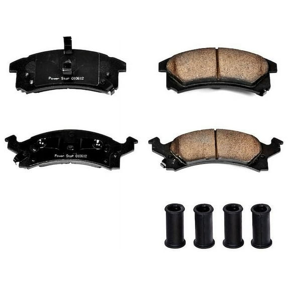 Front Brake Pad Set - Compatible with 1990, 1996 - 1998 Pontiac Grand Am 1997