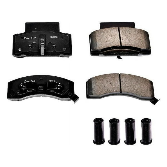 Front Brake Pad Set - Compatible with 1990 - 2000 GMC K3500 1991 1992 1993 1994 1995 1996 1997 1998 1999