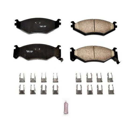 Front Brake Pad Set - Compatible with 1991 - 1992 Dodge Daytona