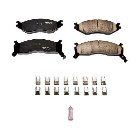 Front Brake Pad Set - Compatible with 1991 - 1993 Dodge Dynasty 1992