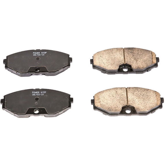 Front Brake Pad Set - Compatible with 1991 - 1993 Mercury Tracer 1.9L 4-Cylinder 1992