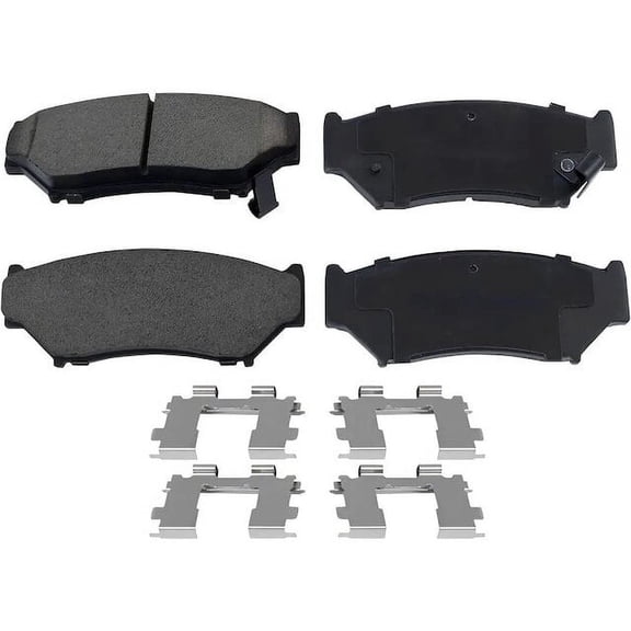 Front Brake Pad Set - Compatible with 1991 - 1998 Suzuki Sidekick 4-Door 1992 1993 1994 1995 1996 1997
