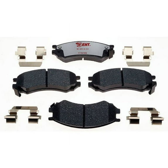 Front Brake Pad Set - Compatible with 1991 - 2002 Saturn SL1 1992 1993 1994 1995 1996 1997 1998 1999 2000 2001
