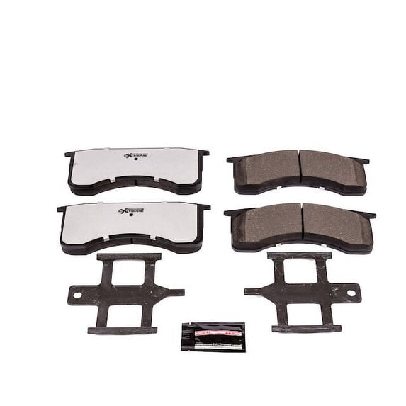 Front Brake Pad Set - Compatible with 1991 - 2004 Freightliner FL60 1992 1993 1994 1995 1996 1997 1998 1999 2000 2001 2002 2003