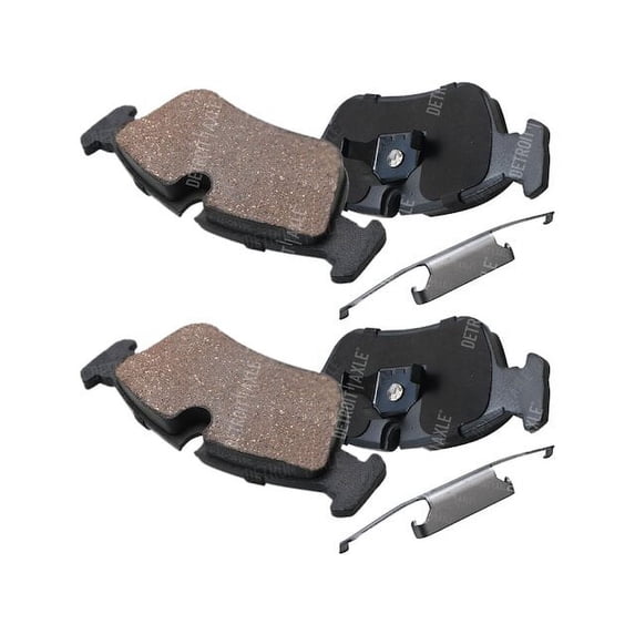 Front Brake Pad Set - Compatible with 1992 - 1995 BMW 325is Base 1993 1994